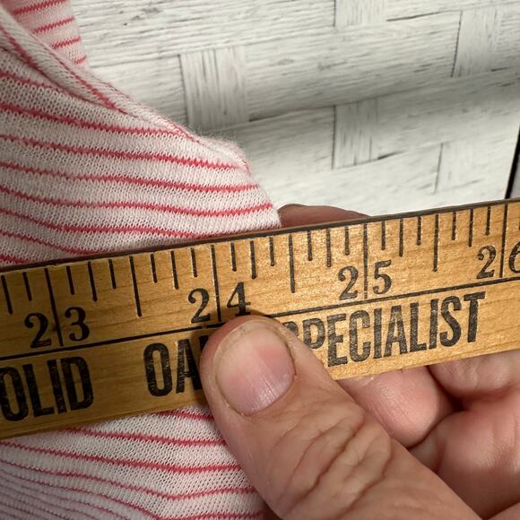 Soft surrounding women’s asymmetrical L sleeve t-shirt striped cozycore plus Sz - Picture 6 of 7